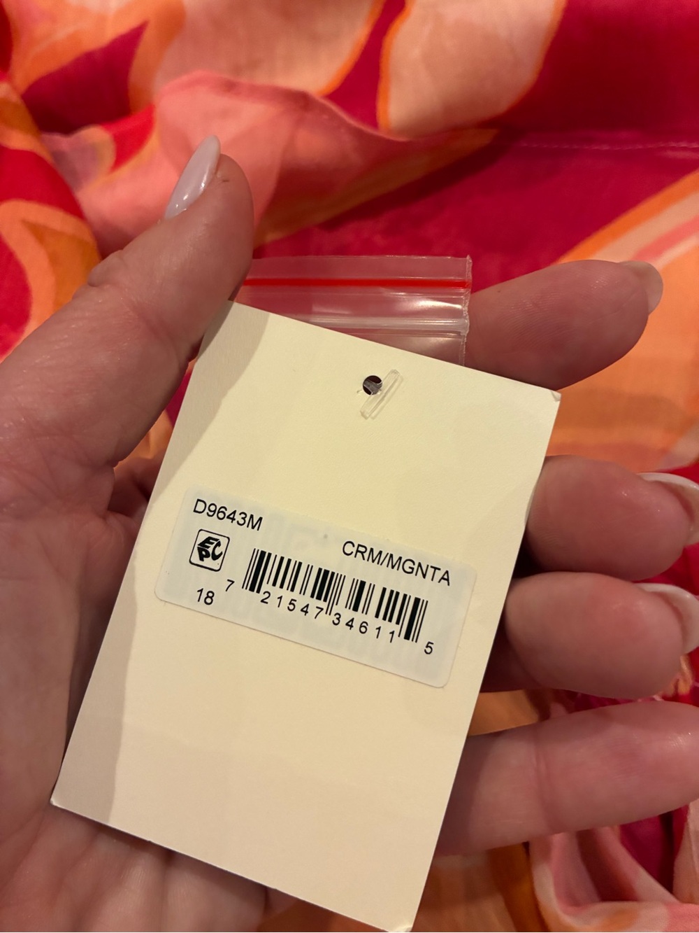 Donna Morgan printed floral tiered dress NWT - Picture 8 of 8